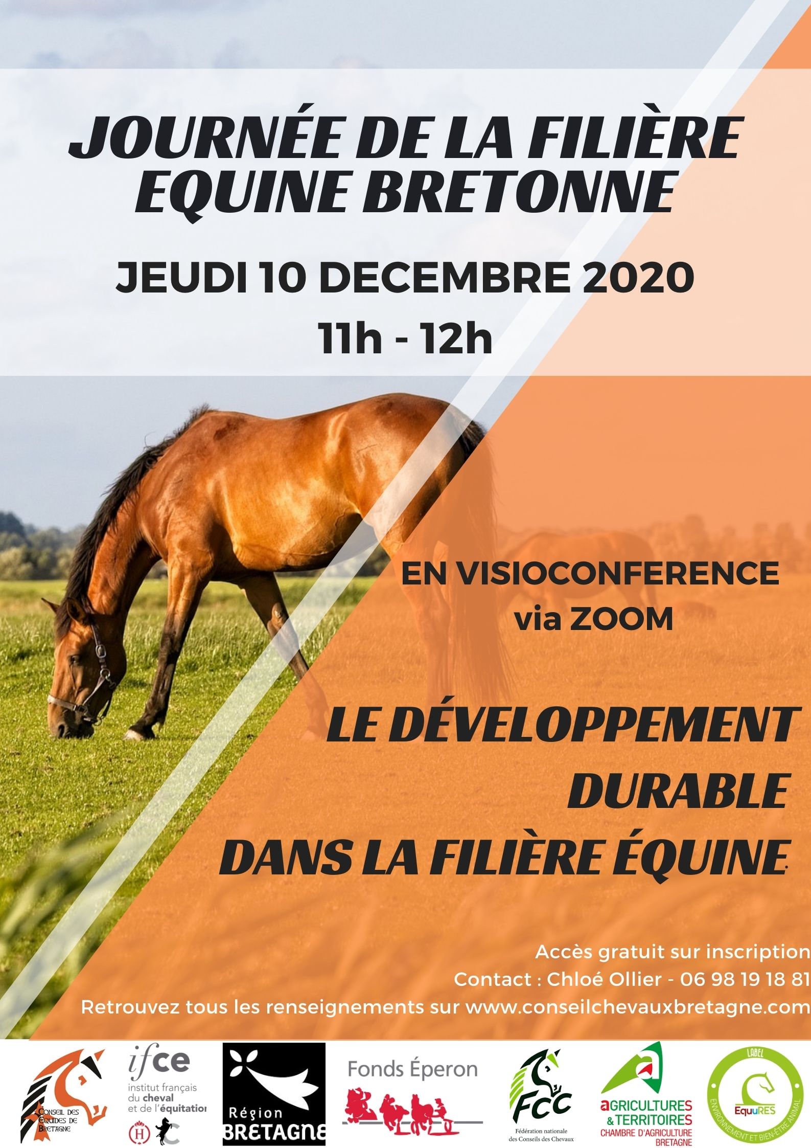 🔁 Replay : La Journée Filière Equine Bretonne  sur le développement durable dans la filière équine 🌳 🐎