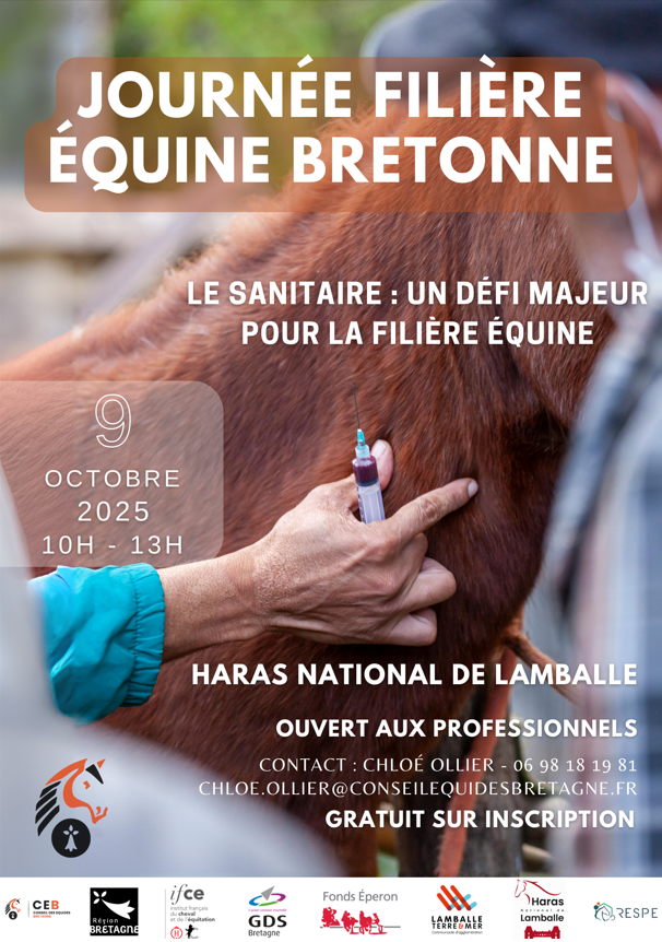 Journée Filière Équine Bretonne 2025 : le sanitaire
