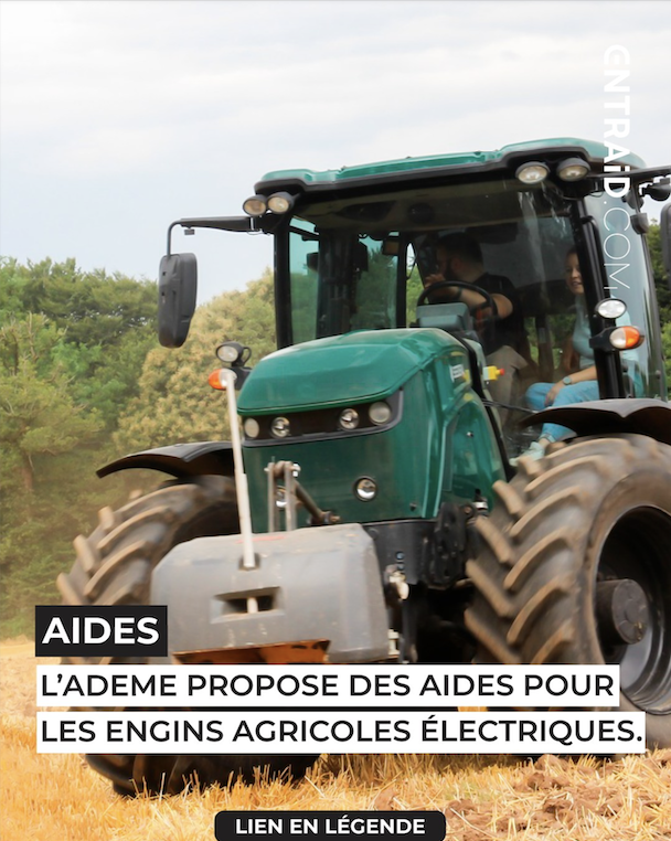 L'Ademe propose des aides pour passer à l’électrique en agriculture