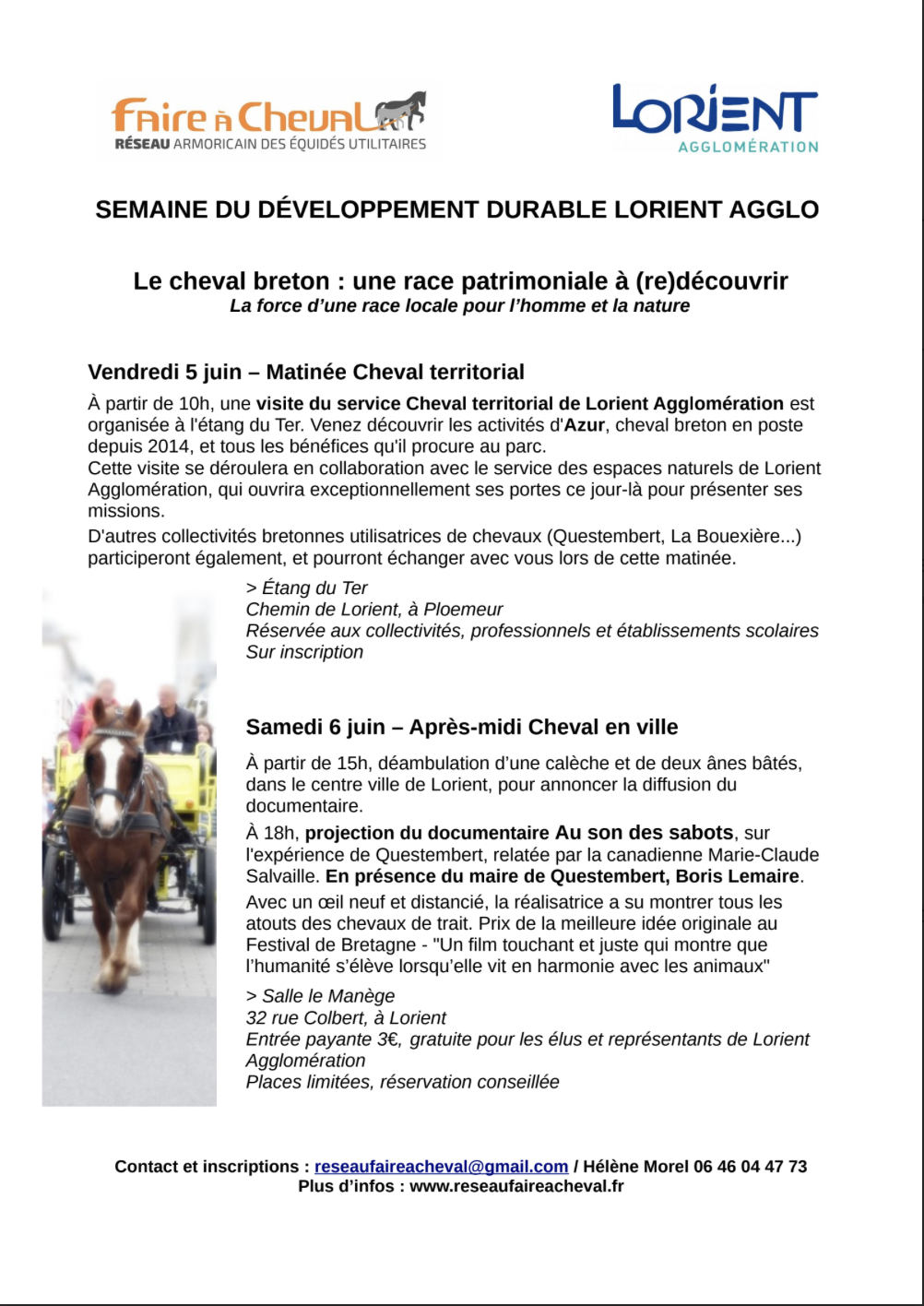 SEMAINE DU DÉVELOPPEMENT DURABLE LORIENT AGGLO