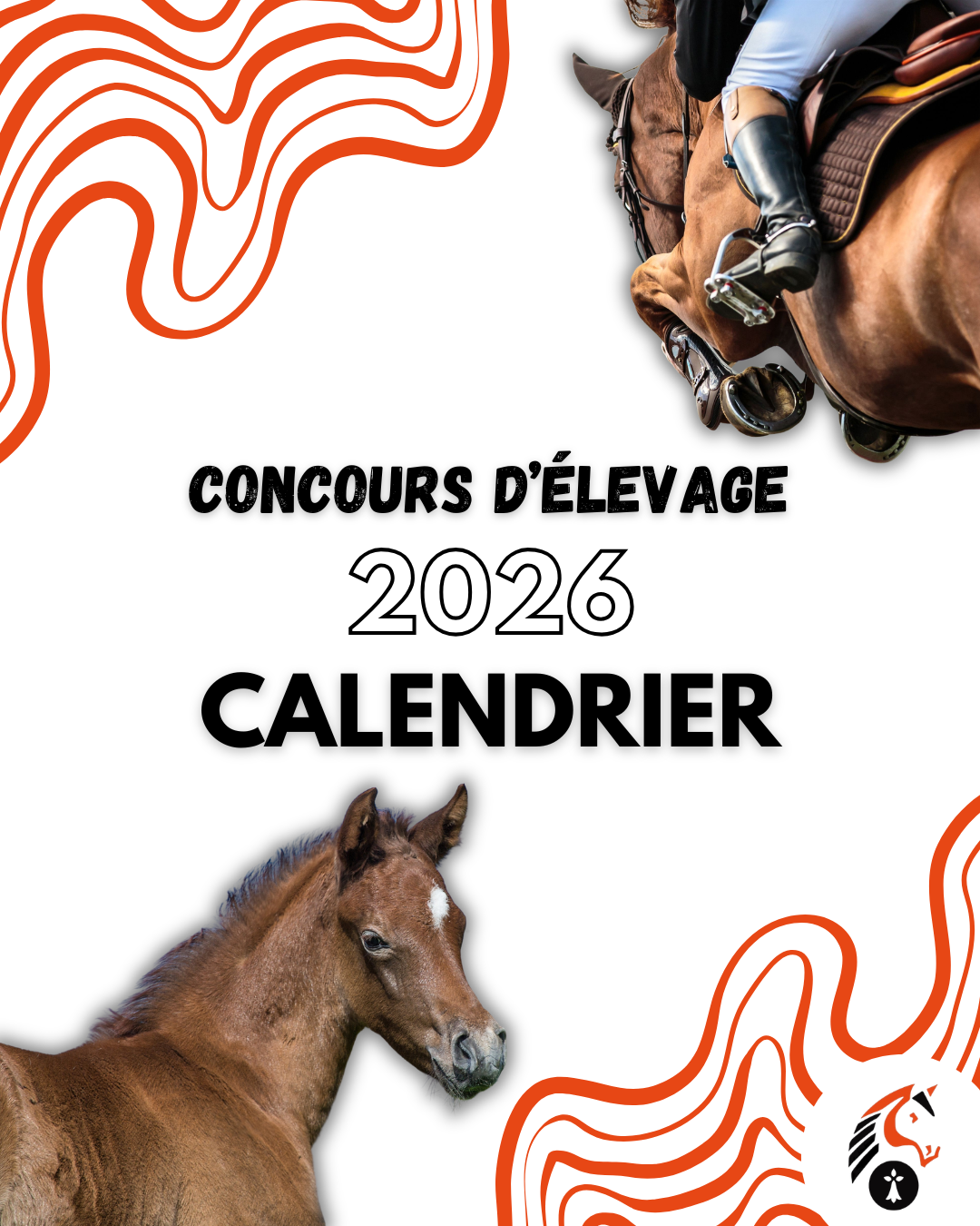 Calendrier 2026 - Concours d'élevage 0-3 ans