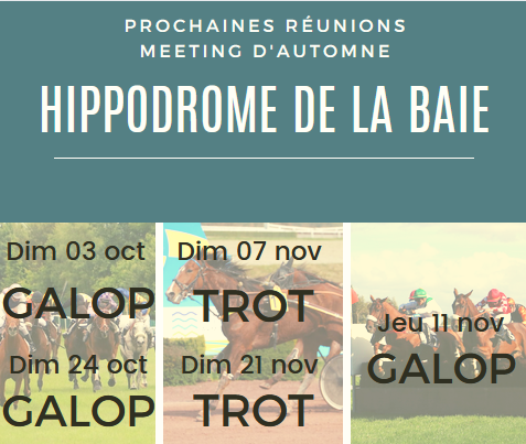 Meeting d'automne à l'hippodrome de la Baie - Saint Brieuc