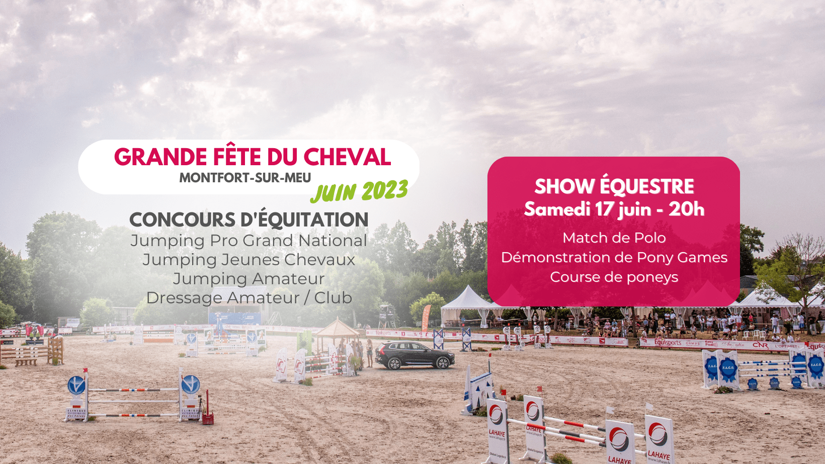 Grande fête du cheval - Montfort sur Meu - 4 CONCOURS EN JUIN 2023