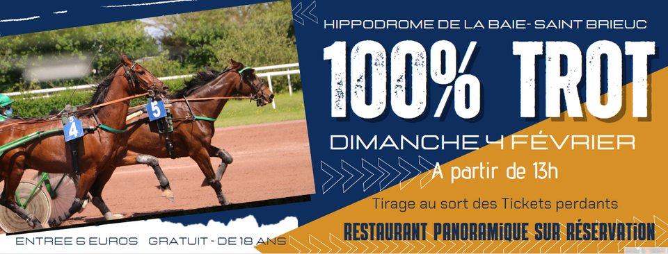 Course de trot - Hippodrome de la Baie