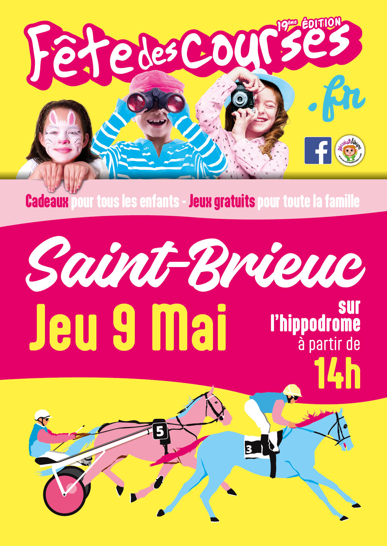 Course de galop et fête des courses - Hippodrome de la Baie