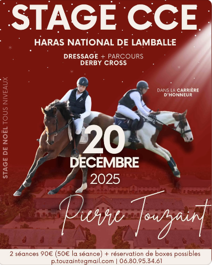 STAGE CCE avec Pierre Touzaint