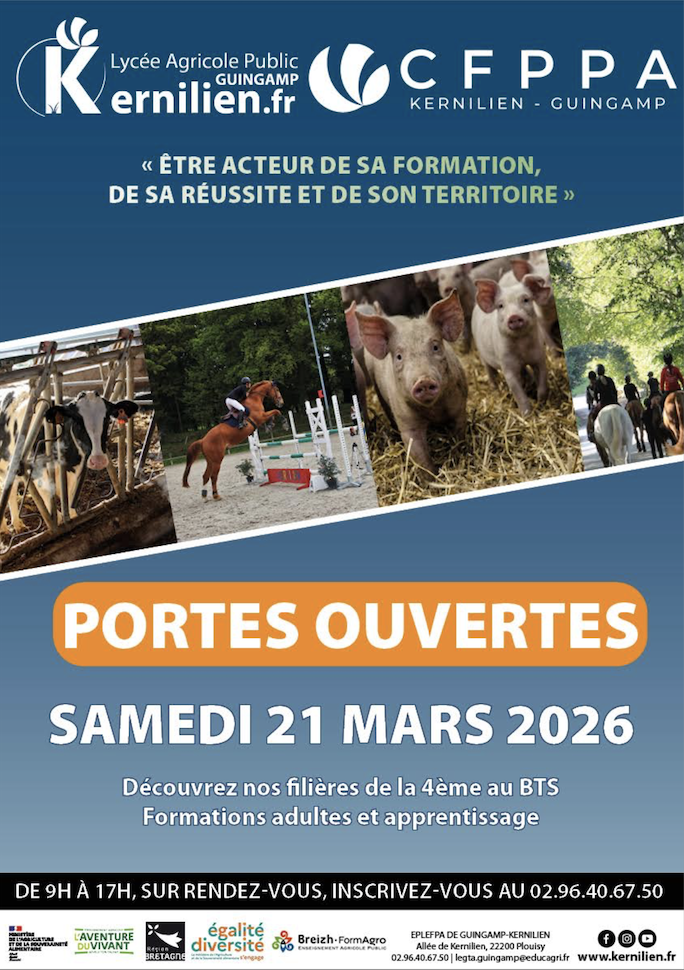 Portes ouvertes au Lycée Agricole de Kernilien