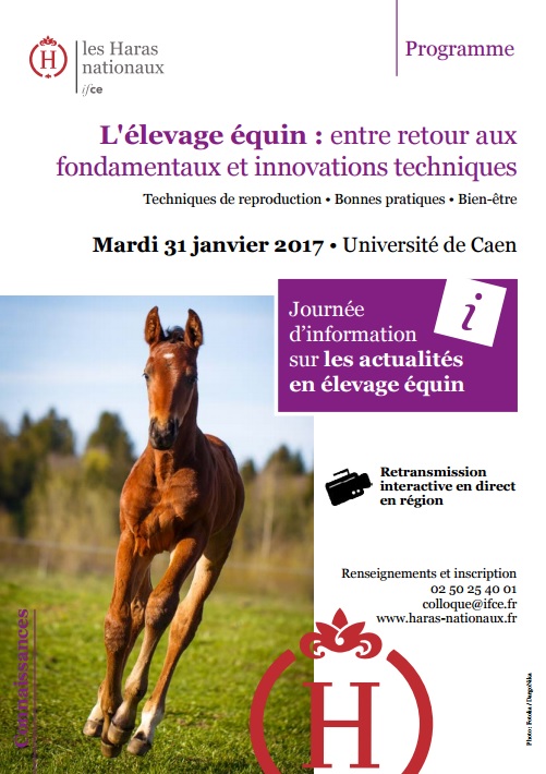 Replay disponible - Interventions journée de l'élevage équin 2017