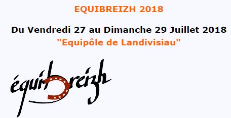 EQUIBREIZH 2018 du 27 au 29 juillet 2018