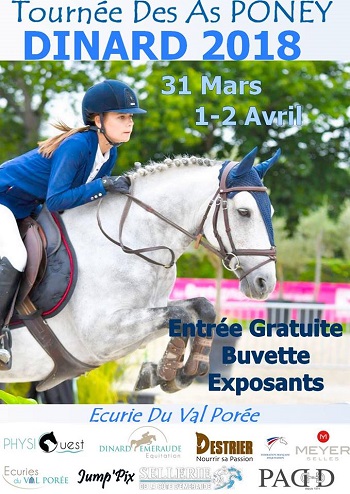 Tournée des As Poney du 31 mars au 2 avril aux Ecuries du Val Porée à Dinard