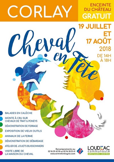 Cheval en Fête à Corlay le 19 juillet et 17 aout