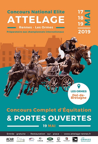 Concours d'attelage et Concours complet à Dol de Bretagne du 17 au 19 mai 2019